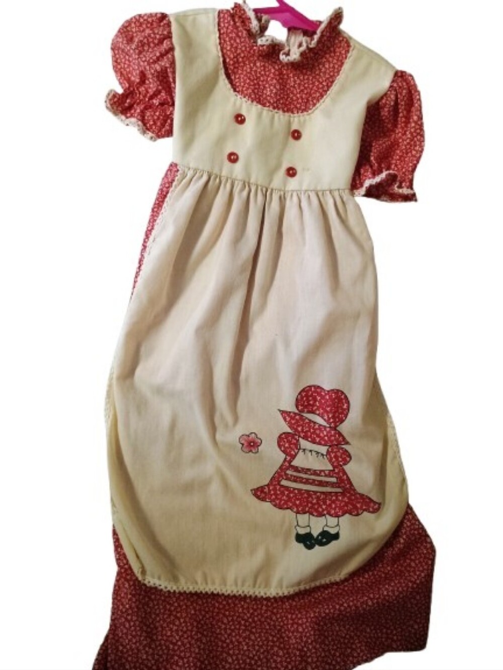Vintage prairie pinafore dress